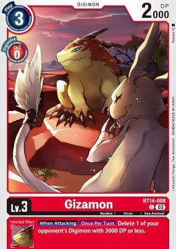 Gizamon (BT14-008) - Blast Ace (Common) [BT-14-008]