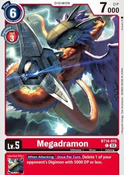 Megadramon (BT14-015) - Blast Ace (Common) [BT-14-015]