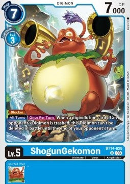 ShogunGekomon (BT14-028) - Blast Ace (Uncommon) [BT-14-028]