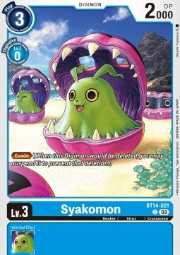 Syakomon (BT14-021) - Blast Ace (Common) [BT-14-021]
