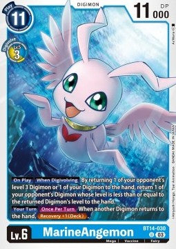MarineAngemon (BT14-030) - Blast Ace (Uncommon) [BT-14-030]