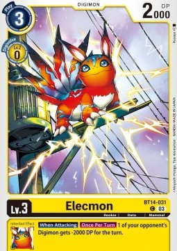 Elecmon (BT14-031) - Blast Ace (Common) [BT-14-031]
