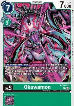 Okuwamon (BT14-051) - Blast Ace (Common) [BT-14-051]