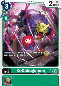 KoDokugumon (BT14-043) - Blast Ace (Common) [BT-14-043]