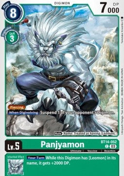 Panjyamon (BT14-052) - Blast Ace (Common) [BT-14-052]
