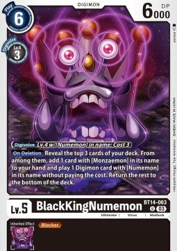 BlackKingNumemon (BT14-063) - Blast Ace (Uncommon) [BT-14-063]
