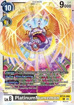 PlatinumNumemon (BT14-066) - Blast Ace (Rare) [BT-14-066]