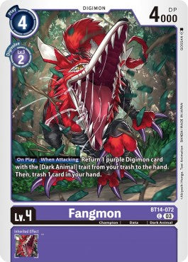 Fangmon (BT14-072) - Blast Ace (Common) [BT-14-072]