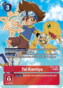 Tai Kamiya (BT14-082) (V.2) - Blast Ace (Alternative Art) [BT-14-082]