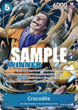 Crocodile (ST03-003) (V.2) - Unnumbered Promos (Super Rare) [UP-ST01-011]