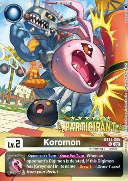 Koromon (BT11-005) - Championship 2023 Promos (Alternative Art) [CP23-BT11-005]