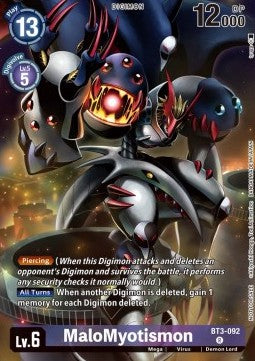 MaloMyotismon (BT3-092) - Tamer Party Event Promos (Alternative Art) [TPEP-BT3-092]