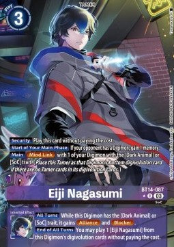 Eiji Nagasumi (BT14-087) (V.2) - Blast Ace (Alternative Art) [BT-14-087]