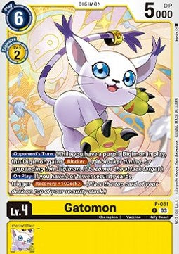 Gatomon (P-031) - Promos: Blast Ace (Alternative Art) [BT-14P-P-031]