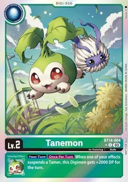 Tanemon (BT14-004) (V.2) - Promos: Blast Ace (Uncommon) [BT-14P-BT14-004]