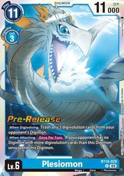 Plesiomon (BT14-029) - Promos: Blast Ace (Rare) [BT-14P-BT14-029]