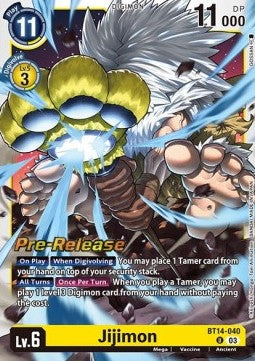 Jijimon (BT14-040) - Promos: Blast Ace (Uncommon) [BT-14P-BT14-040]
