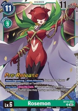 Rosemon (BT14-053) - Promos: Blast Ace (Rare) [BT-14P-BT14-053]