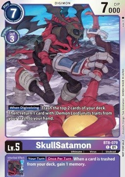 SkullSatamon (BT8-079) - Blast Ace (Alternative Art) [BT-14-BT8-079]