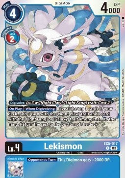 Lekismon (EX5-017) - Animal Colosseum (Rare) [EX-05-017]
