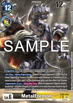 MetalEtemon (EX5-054) (V.2) - Animal Colosseum (Alternative Art) [EX-05-054]