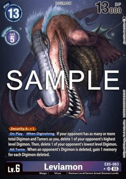 Leviamon (EX5-063) (V.2) - Animal Colosseum (Alternative Art) [EX-05-063]
