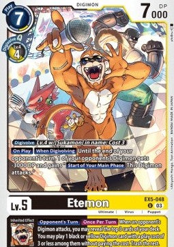 Etemon (EX5-048) - Animal Colosseum (Uncommon) [EX-05-048]