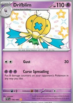 Drifblim - Paldean Fates (Shiny Rare) [PAF-156]