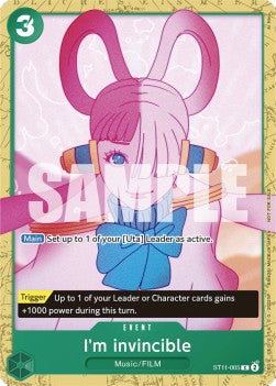 I'm invincible (ST11-005) - Unnumbered Promos (Common) [UP-ST11-005]