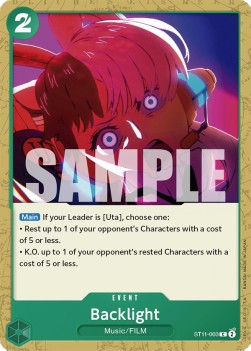 Backlight (ST11-003) - Starter Deck: Uta (Common) [ST-11-003]