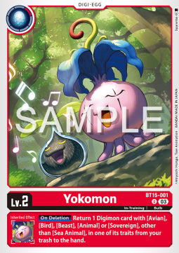 Yokomon (BT15-001) - Exceed Apocalypse (Uncommon) [BT-15-001]