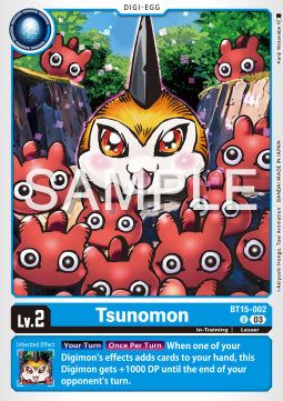 Tsunomon (BT15-002) - Exceed Apocalypse (Uncommon) [BT-15-002]