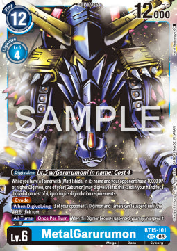 MetalGarurumon (BT15-101) (V.1) - Exceed Apocalypse (Secret Rare) [BT-15-101]