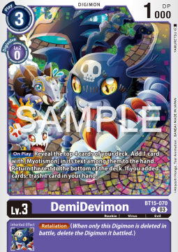 DemiDevimon (BT15-070) - Exceed Apocalypse (Common) [BT-15-070]