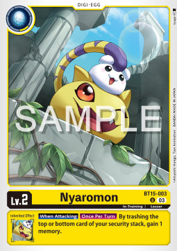 Nyaromon (BT15-003) - Exceed Apocalypse (Uncommon) [BT-15-003]