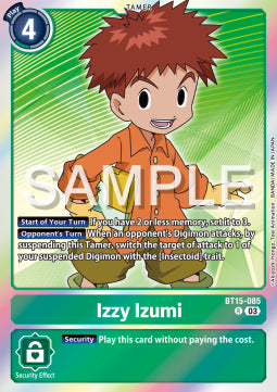Izzy Izumi (BT15-085) (V.1) - Exceed Apocalypse (Rare) [BT-15-085]