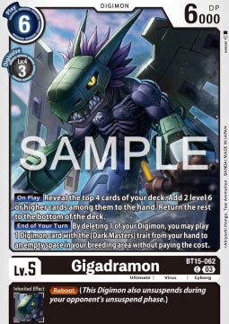 Gigadramon (BT15-062) - Exceed Apocalypse (Common) [BT-15-062]