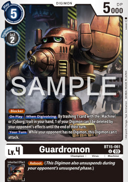 Guardromon (BT15-061) - Exceed Apocalypse (Uncommon) [BT-15-061]
