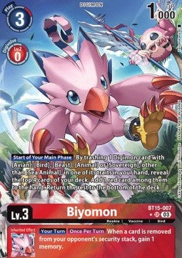 Biyomon (BT15-007) (V.2) - Exceed Apocalypse (Alternative Art) [BT-15-007]