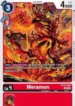 Meramon (BT15-009) - Exceed Apocalypse (Common) [BT-15-009]