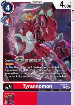 Tyrannomon (BT15-011) - Exceed Apocalypse (Common) [BT-15-011]