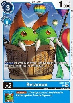 Betamon (BT15-022) - Exceed Apocalypse (Common) [BT-15-022]