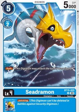 Seadramon (BT15-025) - Exceed Apocalypse (Uncommon) [BT-15-025]