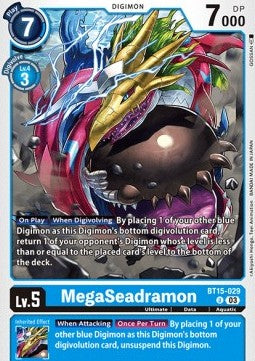 MegaSeadramon (BT15-029) - Exceed Apocalypse (Uncommon) [BT-15-029]