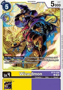 Wizardmon (BT15-036) - Exceed Apocalypse (Common) [BT-15-036]