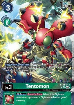 Tentomon (BT15-043) (V.2) - Exceed Apocalypse (Alternative Art) [BT-15-043]
