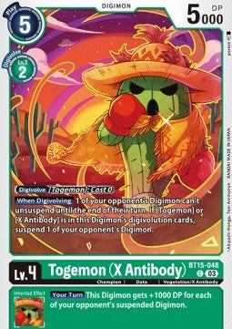 Togemon (X Antibody) (BT15-048) - Exceed Apocalypse (Common) [BT-15-048]