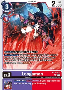 Loogamon (BT15-071) - Exceed Apocalypse (Common) [BT-15-071]