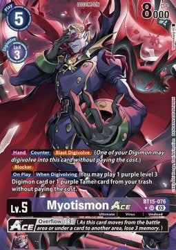 Myotismon Ace (BT15-076) (V.2) - Exceed Apocalypse (Alternative Art) [BT-15-076]
