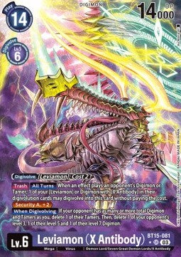 Leviamon (X Antibody) (BT15-081) (V.2) - Exceed Apocalypse (Alternative Art) [BT-15-081]
